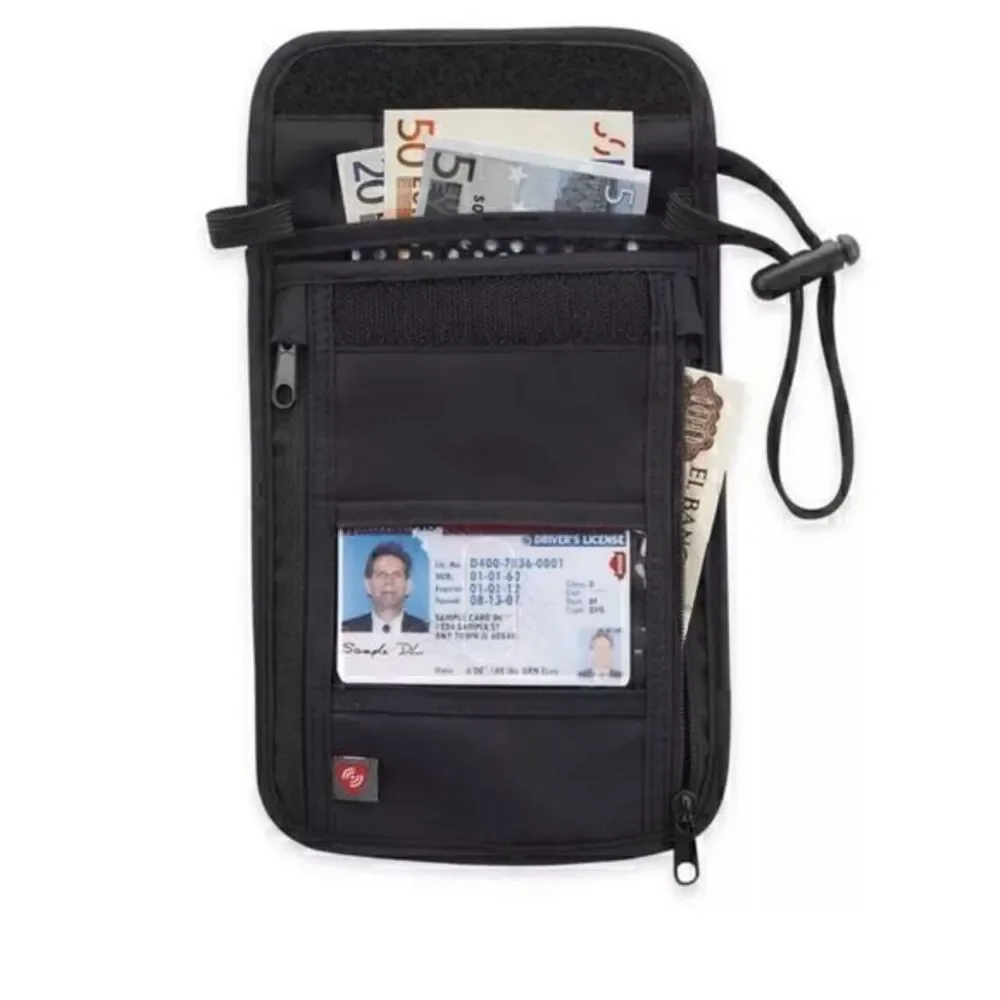 Latitude 40ºN® Anti-Theft Travel Neck Stash passport